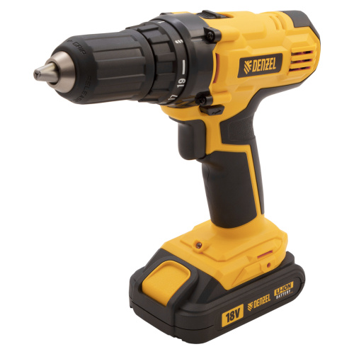 Дрель-шуруповерт аккумуляторная CDL-IB-18-02, Li-Ion, 18 В, 2 акк. Denzel купить в Москве с доставкой по всей России | ProtosMarket.ru