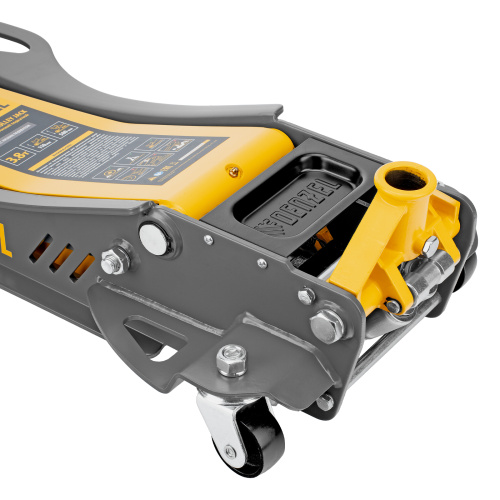 Домкрат гидравлический подкатной, 3,8 т, 110-580 мм, быстрый подъем, низкий подхват, проф. Denzel по ценам производителя в Санкт-Петербурге с доставкой по всей России
