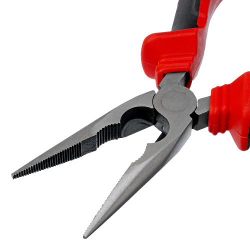 Длинногубцы прямые, 180 мм, хром-ванадий, двухкомпонентные рукоятки Matrix по ценам производителя в Санкт-Петербурге с доставкой по всей России