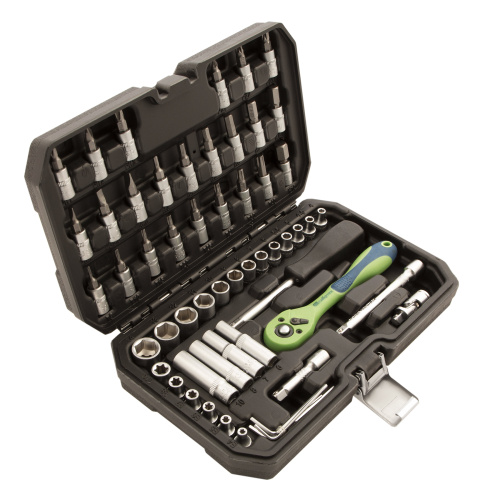 Набор инструментов 56 предметов, CrV, 1/4" Сибртех купить в Москве с доставкой по всей России | ProtosMarket.ru