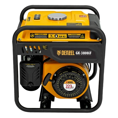 Генератор инверторный GK-3800iF, 3,8 кВт, 230 В, ручной старт DENZEL купить в Москве с доставкой по всей России | ProtosMarket.ru