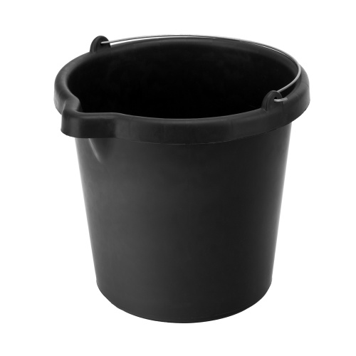 Ведро строительное пластмассовое, 12 л, высокопрочное с носиком Сибртех купить в Москве с доставкой по всей России | ProtosMarket.ru