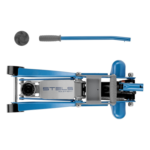 Домкрат гидравлический подкатной, поворотная рукоятка, 2 т, Low Profile, 100-350 мм Stels по ценам производителя в Санкт-Петербурге с доставкой по всей России