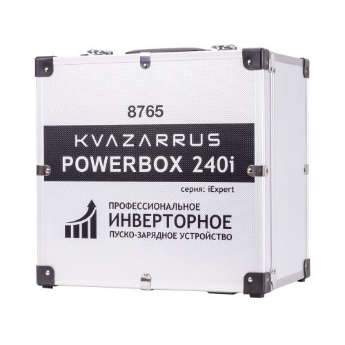 Инверторное пуско-зарядное устройство KVAZARRUS PowerBox 240i, таймер, алюминиевый кейс купить в Москве с доставкой по всей России | ProtosMarket.ru
