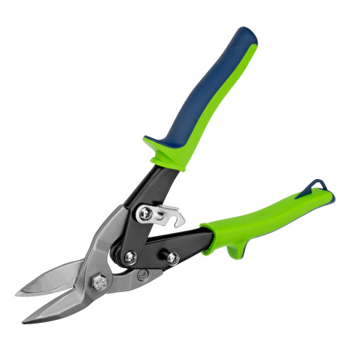 Ножницы по металлу, 250 мм, левый рез, сталь С55, двухкомпонентные рукоятки СИБРТЕХ по ценам производителя в Санкт-Петербурге с доставкой по всей России