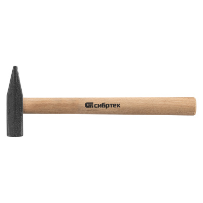 Молоток слесарный 500 г, квадратный боек, деревянная рукоятка Сибртех купить в Москве с доставкой по всей России | ProtosMarket.ru