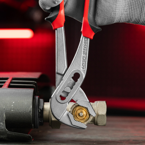 Клещи переставные Nickel (белый) 250 мм, хром-ванадий, двухкомпонентные рукоятки Matrix купить в Москве с доставкой по всей России | ProtosMarket.ru