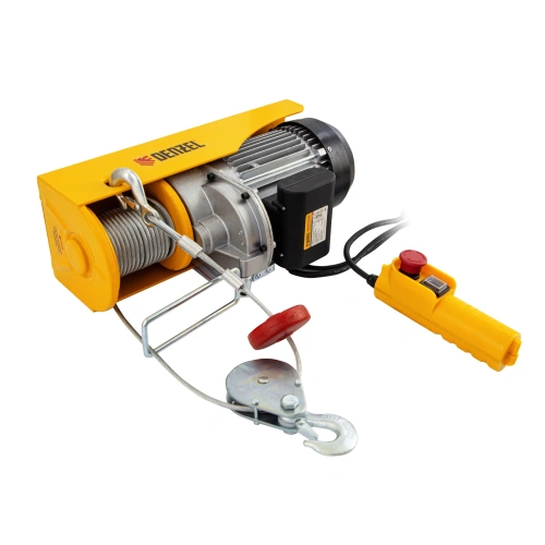 Тельфер электрический TF-1200,1.2 т, 1800 Вт, высота 12 м, 8 м/мин Denzel по ценам производителя в Санкт-Петербурге с доставкой по всей России