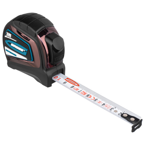 Рулетка "Doppelhaken",3 м x 16 мм,односторонний зацеп,Нейлон,двусторонняя шкала,автоматическая фиксация Gross по ценам производителя в Санкт-Петербурге с доставкой по всей России