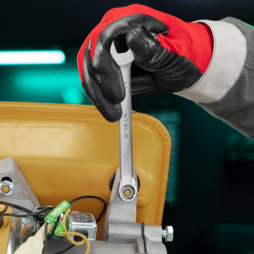 Ключ комбинированный, 10 мм, CrV, матовый хром Stels по ценам производителя в Санкт-Петербурге с доставкой по всей России