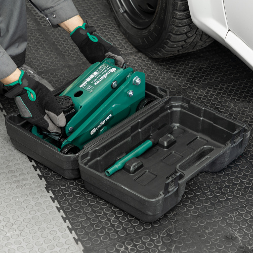 Домкрат гидравлический подкатной, 2,5 т, 148-387 мм, в пласт. кейсе Сибртех по ценам производителя в Санкт-Петербурге с доставкой по всей России