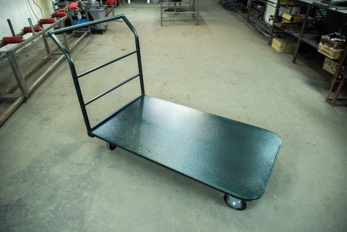 Тележка платформенная TOR ТП-4 (750х1400) г/п 435 кг (160 мм) по ценам производителя в Санкт-Петербурге с доставкой по всей России