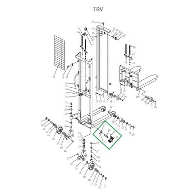 Тормозной механизм в сборе для TRV купить в Москве с доставкой по всей России | ProtosMarket.ru