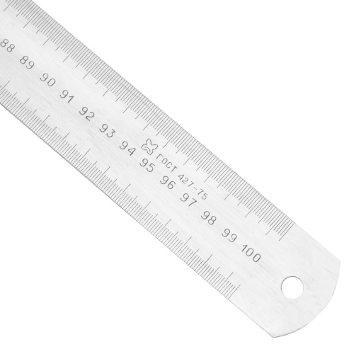 Линейка измерительная, 1000 мм, металлическая по ценам производителя в Санкт-Петербурге с доставкой по всей России