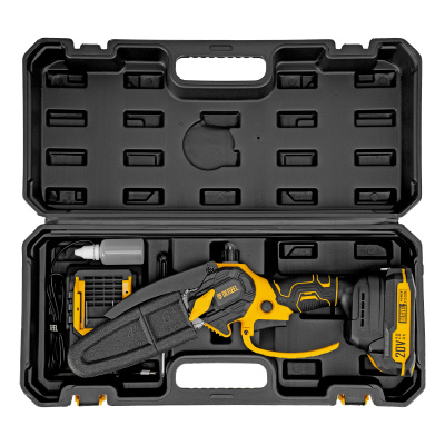 Цепная мини-пила аккумуляторная бесщет., CCS-150, шина 150 мм, Li-Ion, 20 В Denzel по ценам производителя в Санкт-Петербурге с доставкой по всей России