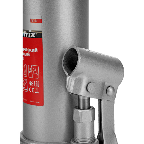 Домкрат гидравлический бутылочный, 6 т, h подъема 216-413 мм Matrix по ценам производителя в Санкт-Петербурге с доставкой по всей России