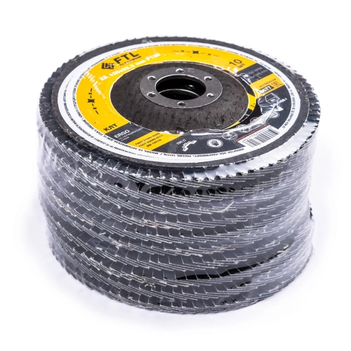 Круг лепестковый для шлифования по нержавеющей стали FTL Ergo 27 цирконий 125 х 22,2 мм P120 по ценам производителя в Санкт-Петербурге с доставкой по всей России