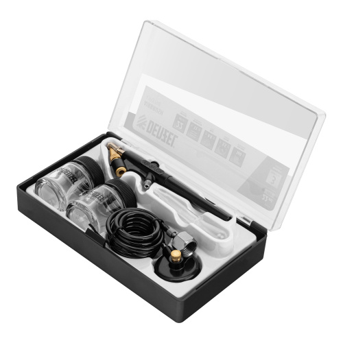 Аэрограф с нижним бачком AB2, 0,8 мм, 22 мл, 11 л/мин Denzel по ценам производителя в Санкт-Петербурге с доставкой по всей России