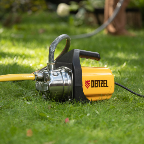 Садовый поверхностный насос GP 1000Х, 1000 Вт, 3500 л/ч, подъем 44 м, нержавейка Denzel купить в Москве с доставкой по всей России | ProtosMarket.ru
