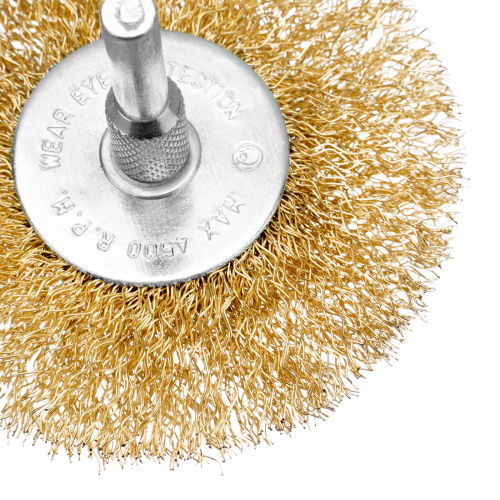 Набор щеток для дрели, 3 шт, 3 плоские, 50-63-75 мм, со шпильками, металлические Matrix по ценам производителя в Санкт-Петербурге с доставкой по всей России