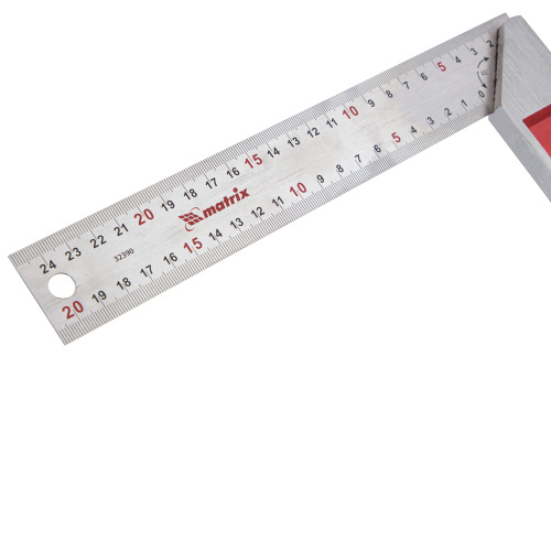 Угольник стальной, 250 мм, градуировка Matrix купить в Москве с доставкой по всей России | ProtosMarket.ru