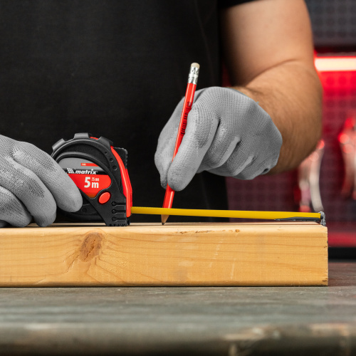 Рулетка Status Magnet 3 fixations,5 м х 25 мм,обрезиненный корпус,зацеп с магнитом Matrix по ценам производителя в Санкт-Петербурге с доставкой по всей России