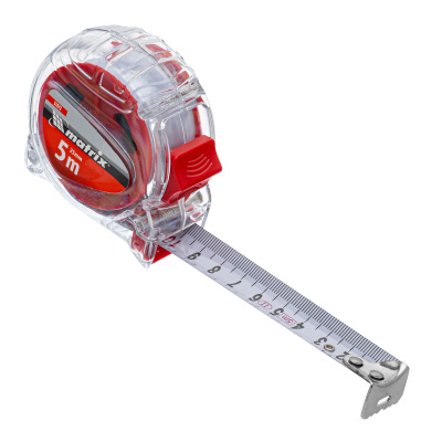 Рулетка Crystal,5 м х 25 мм,корпус из поликарбоната Matrix по ценам производителя в Санкт-Петербурге с доставкой по всей России
