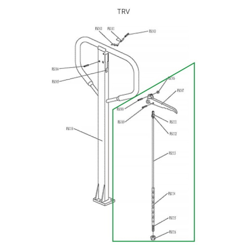 Тяга цепная в сборе для ручки TRV по ценам производителя в Санкт-Петербурге с доставкой по всей России