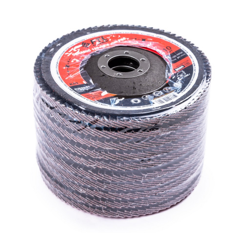 Круг лепестковый с керамическим абразивом для шлифования по нержавеющей стали FTL Everest 29 125 х 22,2 мм P80 по ценам производителя в Санкт-Петербурге с доставкой по всей России