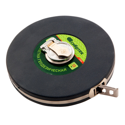 Рулетка геодезическая 30 м х 13 мм, закрытый корпус, фибергласовая лента Сибртех по ценам производителя в Санкт-Петербурге с доставкой по всей России