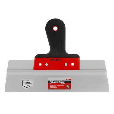 Шпатель фасадный из нержавеющей стали, 300 мм, двухкомпонентная ручка Matrix купить в Москве с доставкой по всей России | ProtosMarket.ru