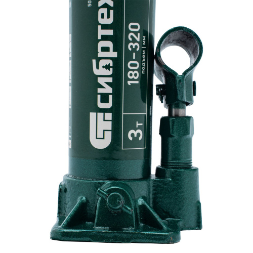 Домкрат гидравлический бутылочный, 3 т, 180-320 мм Сибртех по ценам производителя в Санкт-Петербурге с доставкой по всей России