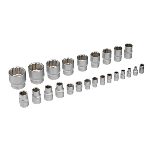 Набор инструментов, 1/2", 1/4", CrV, 12 гранные головки, пластиковый кейс, 76 предметов Stels купить в Москве с доставкой по всей России | ProtosMarket.ru