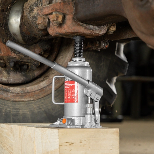 Домкрат гидравлический бутылочный, 12 т, h подъема 230-465 мм Matrix по ценам производителя в Санкт-Петербурге с доставкой по всей России