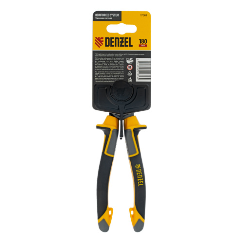 Плоскогубцы комбинированные 180 мм, трехкомпонентные рукоятки Denzel купить в Москве с доставкой по всей России | ProtosMarket.ru