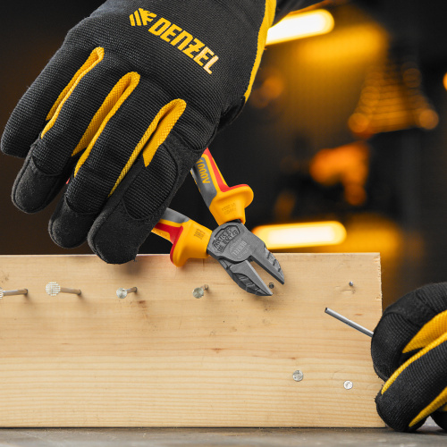 Бокорезы, диэлектрические рукоятки, до 1000 В, трехкомпонентные рукоятки, 160 мм Denzel купить в Москве с доставкой по всей России | ProtosMarket.ru