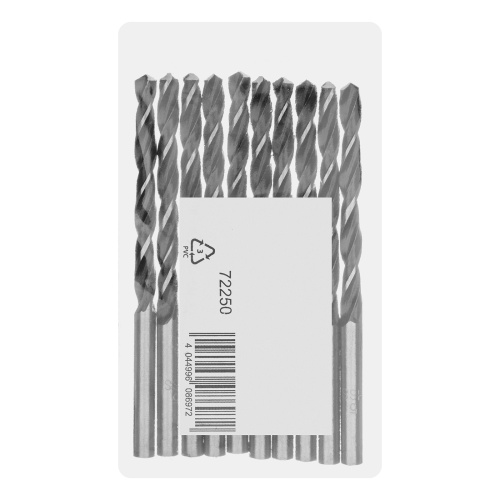 Сверло по металлу, 5 мм, быстрорежущая сталь, 10 шт, цилиндрический хвостовик Сибртех купить в Москве с доставкой по всей России | ProtosMarket.ru