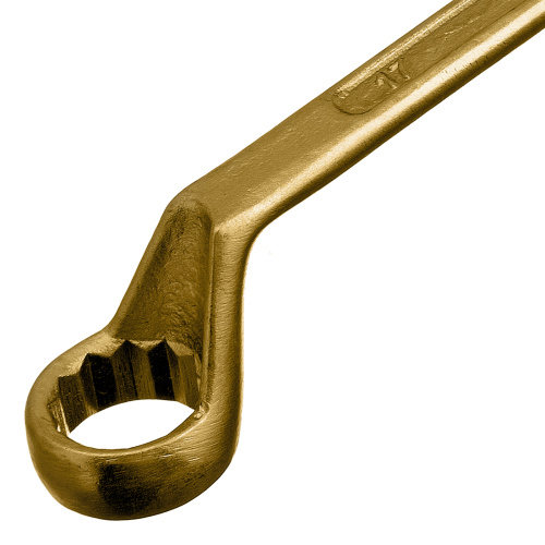 Ключ накидной, 13 х 17 мм, желтый цинк Сибртех купить в Москве с доставкой по всей России | ProtosMarket.ru