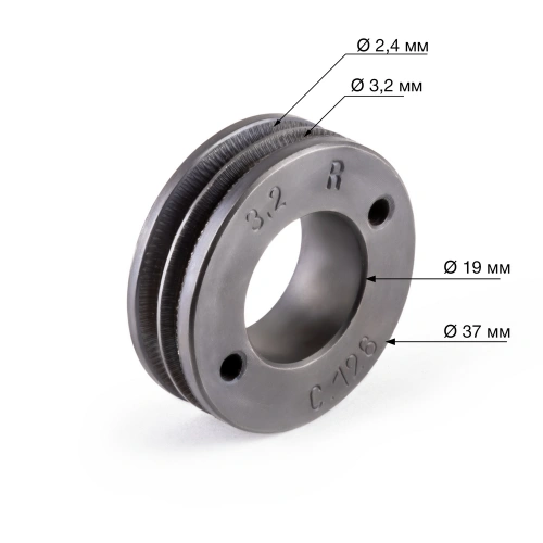 Ролик WECO 2.4/3.2 D=37 d=19 VK по ценам производителя в Санкт-Петербурге с доставкой по всей России