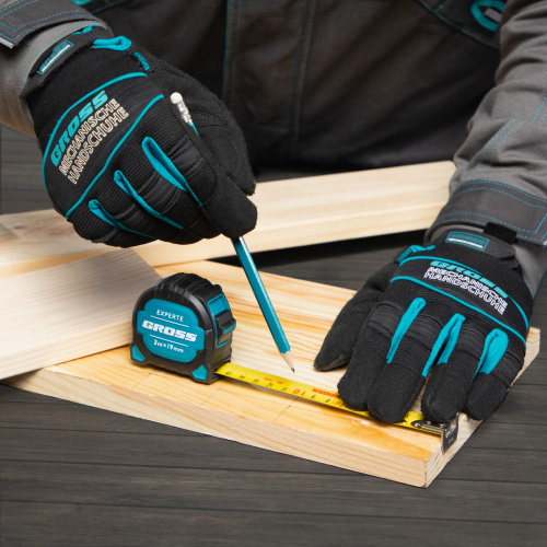 Рулетка Experte,3 м x 19 мм,двухкомпонентный корпус,магнит,двухсторонняя разметка,нейлон Gross купить в Москве с доставкой по всей России | ProtosMarket.ru