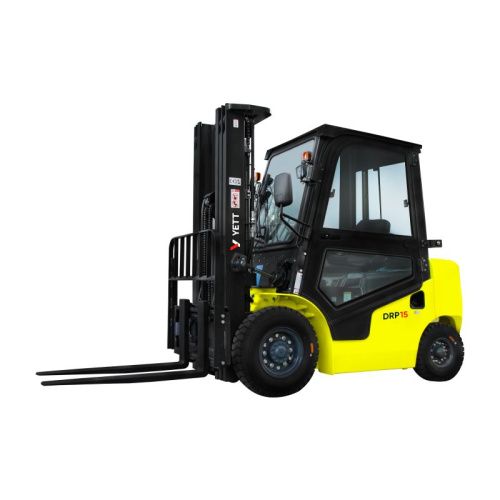 Дизельный погрузчик с кабиной YETT DRP15-WS5K2-M300-3W-K купить в Москве с доставкой по всей России | ProtosMarket.ru