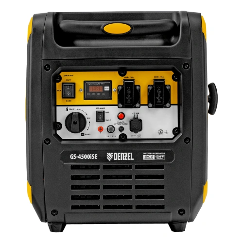 Генератор инверторный GS-4500iSE, 4,5 кВт, 230 В, закрытый корпус, электростартер Denzel по ценам производителя в Санкт-Петербурге с доставкой по всей России