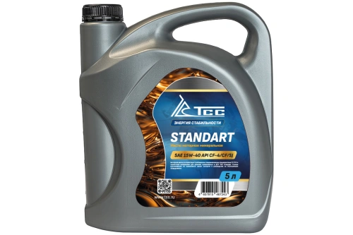 Масло моторное минеральное ТСС Стандарт SAE 15W40 CF-4 канистра 5л/Motor oil 5liter can по ценам производителя в Санкт-Петербурге с доставкой по всей России