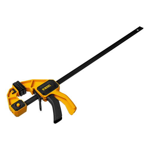 Струбцина F-образная, быстрозажимная, 450 х 80 мм, усиленный нейлоновый корпус Denzel по ценам производителя в Санкт-Петербурге с доставкой по всей России