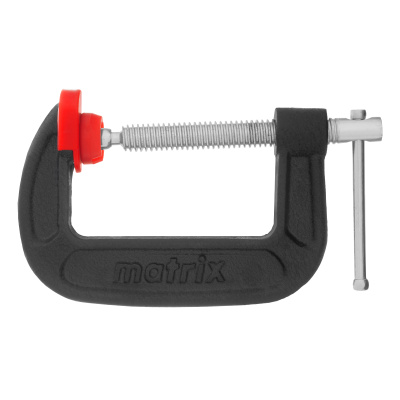 Струбцина G-образная, 75 мм Matrix по ценам производителя в Санкт-Петербурге с доставкой по всей России