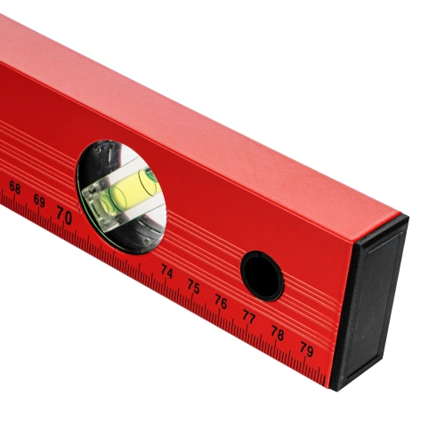 Уровень алюминиевый, 800 мм, 3 глазка, красный, линейка Matrix купить в Москве с доставкой по всей России | ProtosMarket.ru