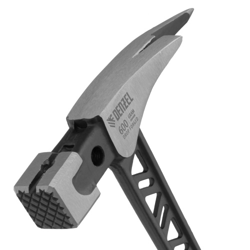 Молоток кровельщика 600 г, цельнокованый, боек с магнитом, двухкомп. обрезин. рук-ка Denzel купить в Москве с доставкой по всей России | ProtosMarket.ru