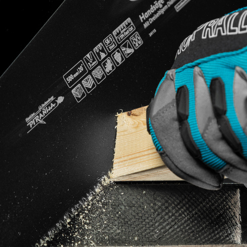 Ножовка по дереву "PIRANHA", 500 мм, 7 TPI, 3D-зуб, тефлоновое покрытие полотна, двухкомпонентная рукоятка Gross купить в Москве с доставкой по всей России | ProtosMarket.ru