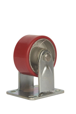 Колесо большегрузное неповоротное FCp 46 100 мм полиуретановое (F) купить в Москве с доставкой по всей России | ProtosMarket.ru