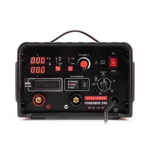 Инверторное пуско-зарядное устройство KVAZARRUS PowerBox 240i, таймер, пластиковый кейс купить в Москве с доставкой по всей России | ProtosMarket.ru